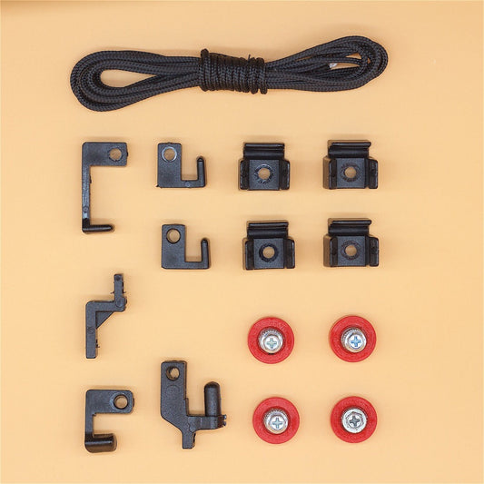 Elegant shower screen parts kit (black)